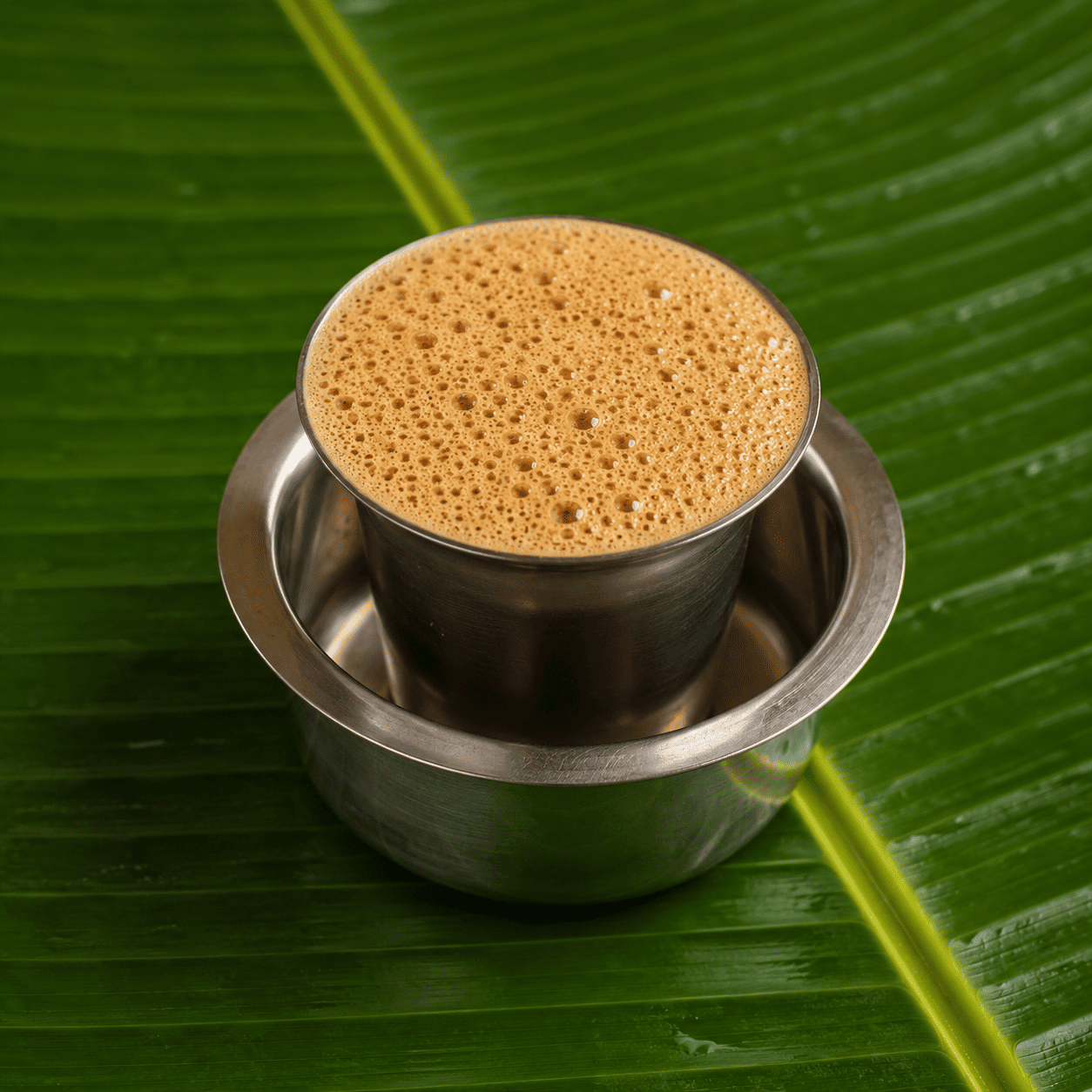 Traditional South Indian Filter Coffee